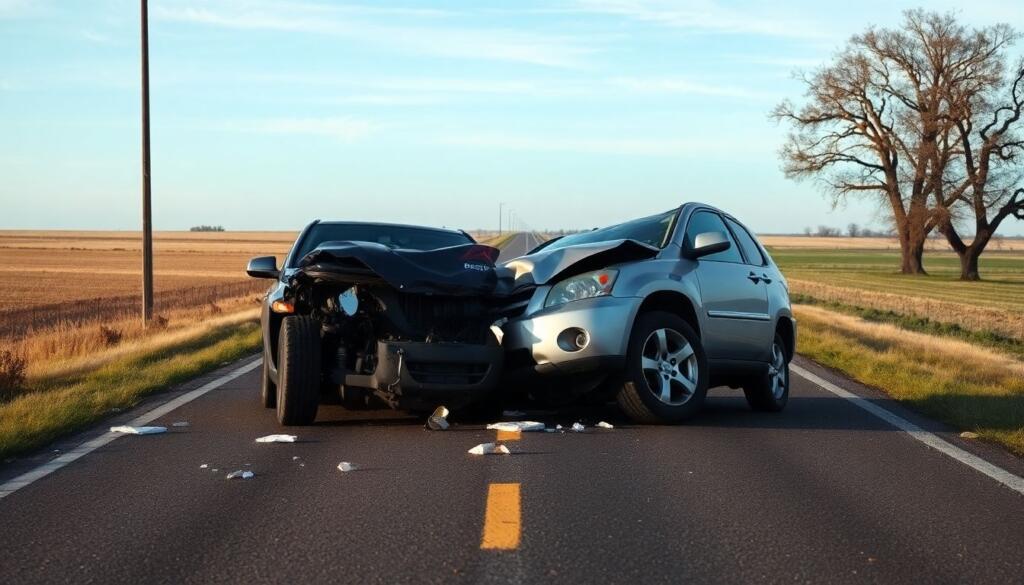 A bad car accident