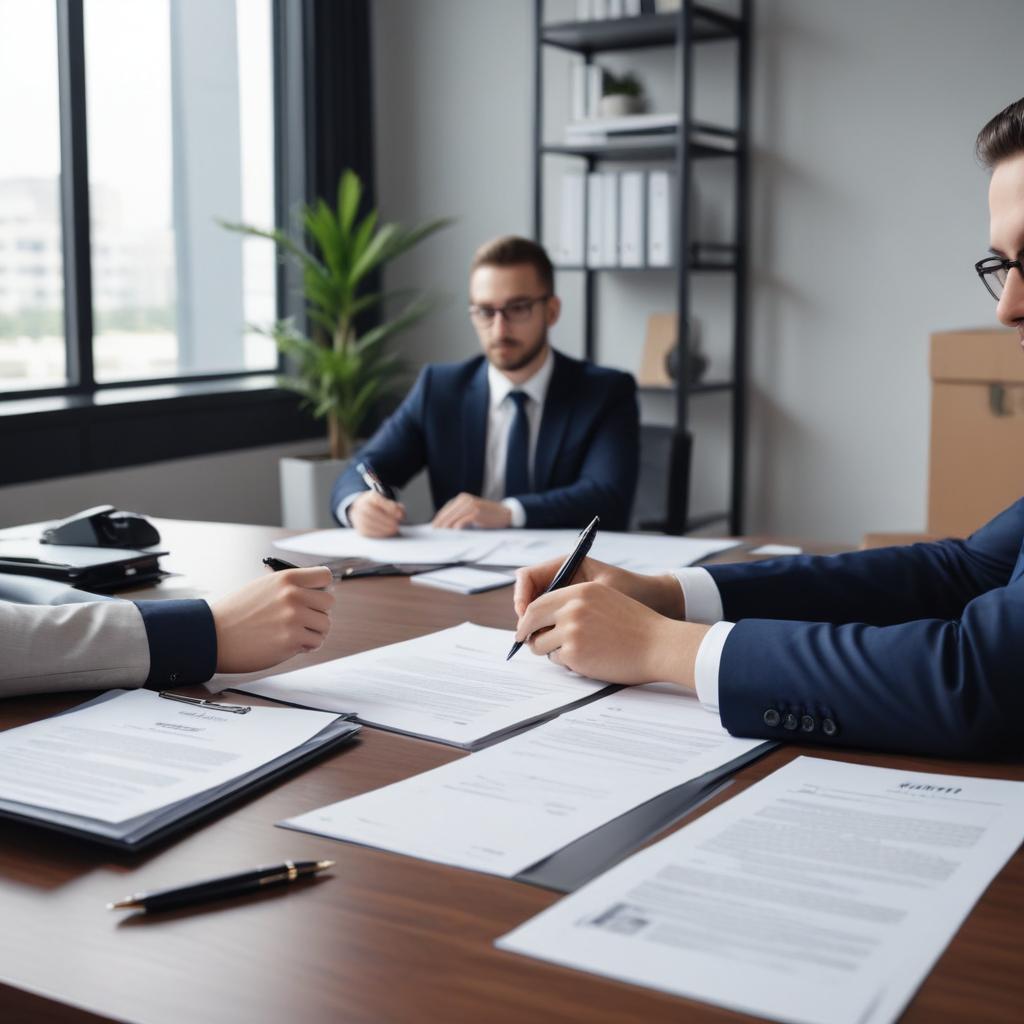 Legal documents and contract signing